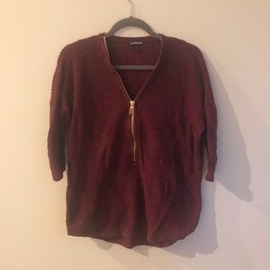 Maroon sweater